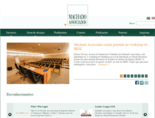 Tablet Screenshot of machadoassociados.com.br